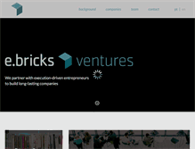 Tablet Screenshot of ebricksventures.com